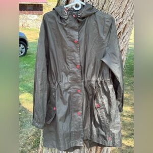 Joules Right as Rain Women’s Packable Green Lightweight Raincoat